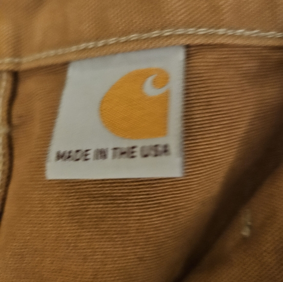 Carhartt Doubble Knees Men's Brown Work Pants - Picture 6 of 8